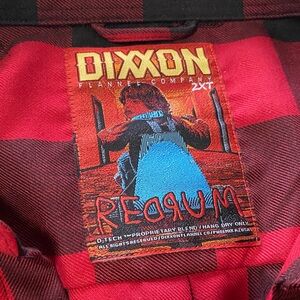 DIXXON Red and Black Plaid Shirt